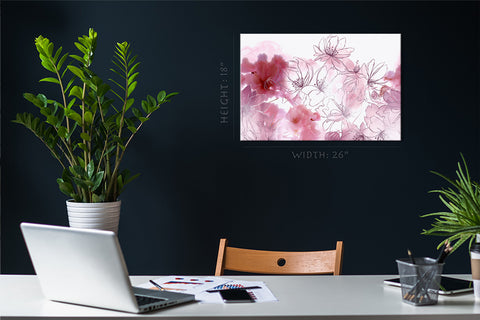 Canvas Print -  Blossom Sakura Flowers #E0881