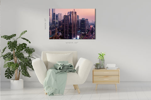 Canvas Print -  Jakarta Downtown Cityscape, Indonesia #E0463