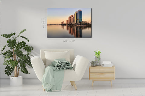 Canvas Print -  Cairo Skyline Egypt, Nile River #E0360