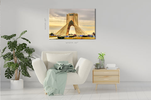 Canvas Print - Azadi Tower í Teheran #E0280