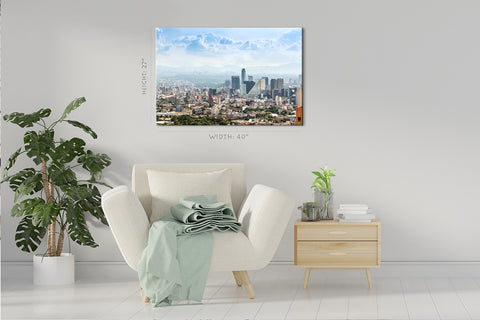 Canvas Print -  Panoramic View Of Mexico City Downtown, Mexico #E0367