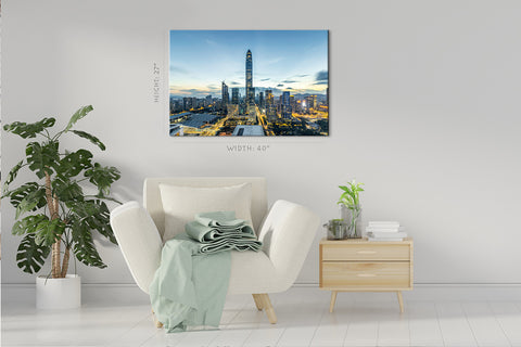 Canvas Print -  Shenzhen Skyline, China #E0390