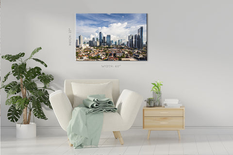 Canvas Print -  Aerial View Of Jakarta, Indonesia #E0460