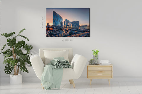 Canvas Print - Paris Business District Cityscape #e0240