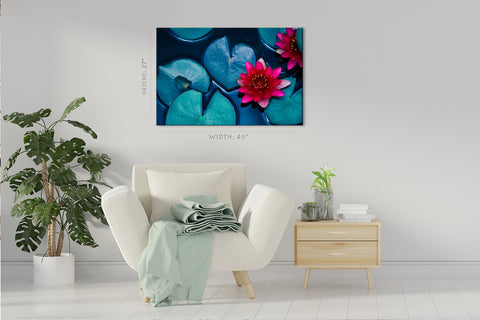 Canvas Print -  Crimson Lotus #E0726