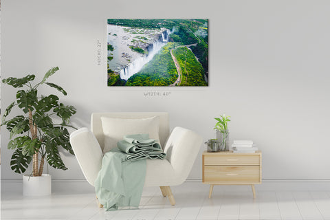 Canvas Print - Victoria Waterfall ، Zambia #E0560