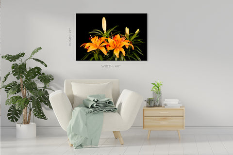 Canvas Print -  Wonderful Orange Lilies #E0691