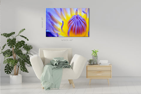 Canvas Print -  Purple Waterlily Pollen #E0651