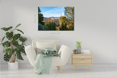 Canvas Print -  Hollywood Sign In Los Angeles, California #E0347