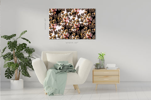 Canvas Print - Wild Flowers ، لوحة مائية #E0847