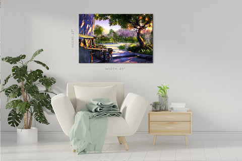 Canvas Print -  Park At Spring #E0871