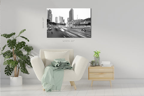 Canvas Print -  Jakarta Cityscape, Indonesia #E0458