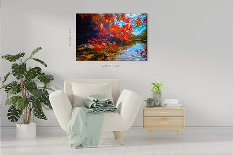 Canvas Print -  Colorful Autumn Tree #E0878