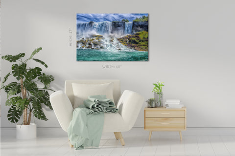 Impression sur toile - Cascade du Niagara, Canada #E0576