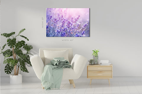 Canvas Print -  Magical Purple Lavender Flowers #E0794