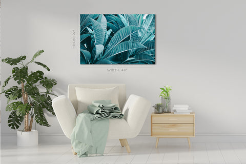 Canvas Print -  Frangipani Foliage #E0638