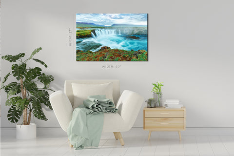 Canvas Print -  Godafoss Waterfall, Iceland #E0497