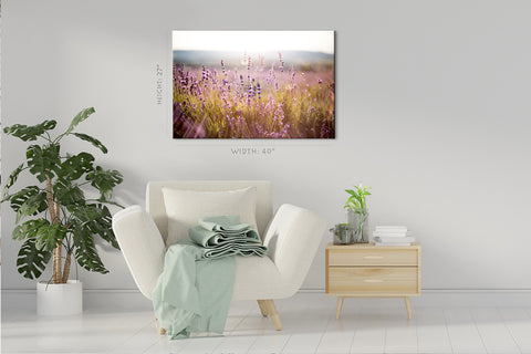 Canvas Print -  Lavender Field At Morning #E0790