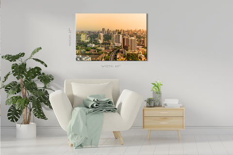 Canvas Print -  Mumbai Skyscape, India #E0415