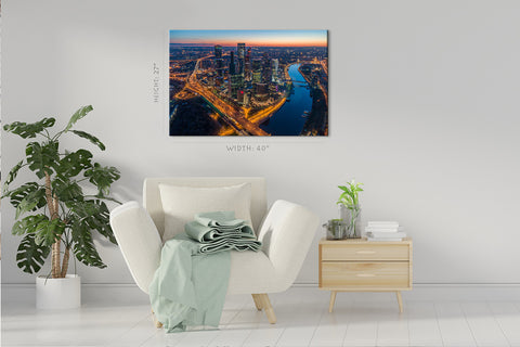 Canvas Print - Moscow City International Business Center #E0323