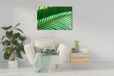 Canvas Print -  Green Palm Branch #E0716