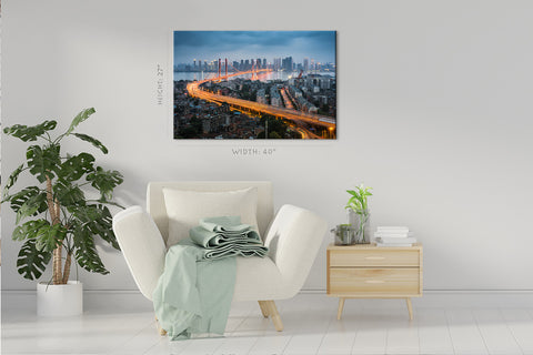 Canvas Print -  Yangtze Skyline, China #E0349