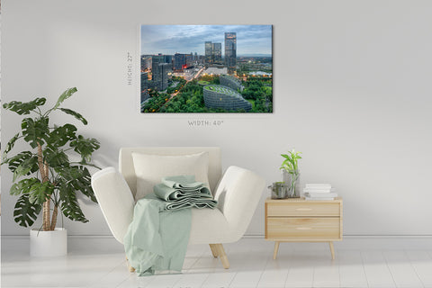 Canvas Print -  Bird Nest Stadium In Beijing. #E0336