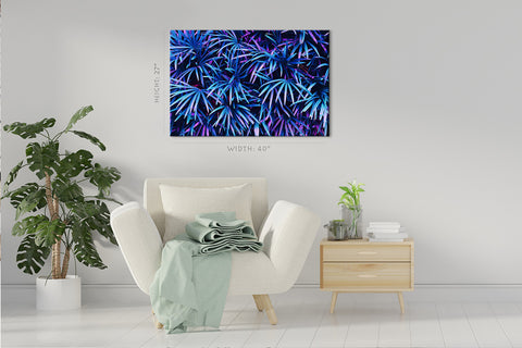 Canvas Print -  Exotic Palm Foliage #E0644