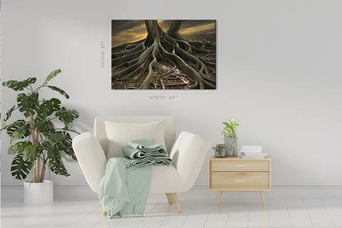 Canvas Print -  Shot Of A Banyan Tree In Florida #E0998