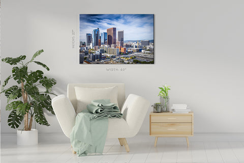 Impression sur toile - Los Angeles Skyline, Californie #E0339