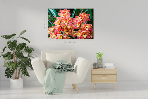 Canvas Print -  Bouquet Of Beautiful Orchids #E0721