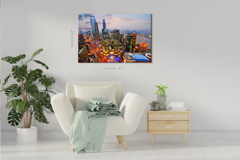 Canvas Print -  Lujiazui Cityscape, Shanghai, China #E0464