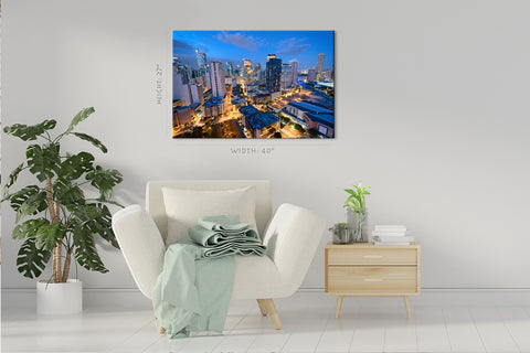 Canvas Print -  Manila Skyline, Philippines #E0424