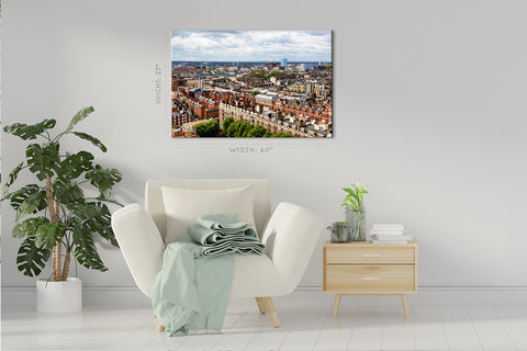 Impression sur toile - Vue aérienne Westminster London #E0266