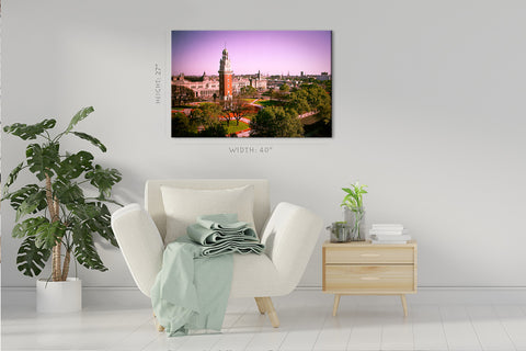 Canvas Print - Fasade af en bygning, Buenos Aires Citycape #E0256