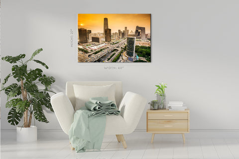 Impression sur toile - Pékin Skyline, Chine #E0427