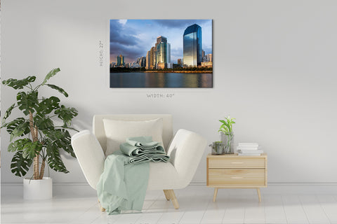 Canvas Print - Bangkok Cityscape ، Business District #E0306