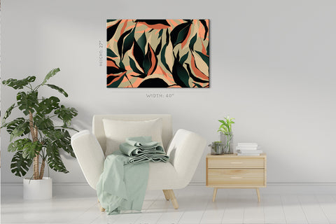 Canvas Print -  Abstract Leafs #E0887