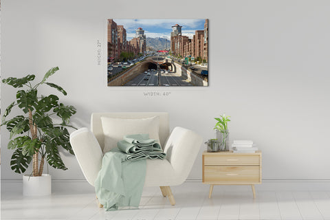 Impression sur toile - Paysage urbain de Téhéran #E0276