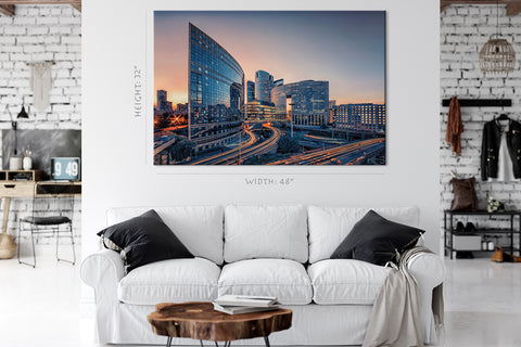 Canvas Print - Paris Business District CityScape #E0240