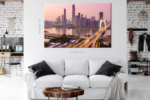 Canvas Print -  Guangzhou Cityscape, China #E0438