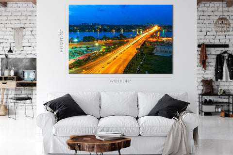 Canvas Print -  Falomo Bridge, Lagos, Nigeria #E0369