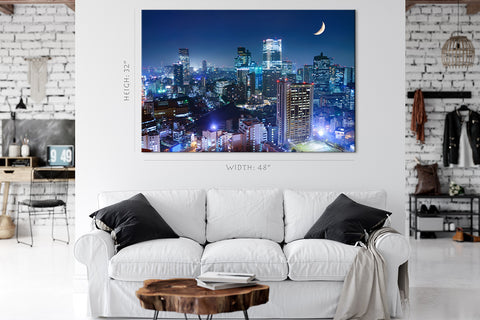 Canvas Print -  Roppongi District Nightscape, Tokyo, Japan #E0479