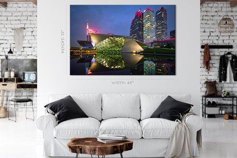 Canvas Print -  Opera House At Night, Guangzhou, China #E0434