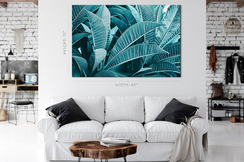 Canvas Print -  Frangipani Foliage #E0638