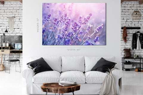 Canvas Print -  Magical Purple Lavender Flowers #E0794