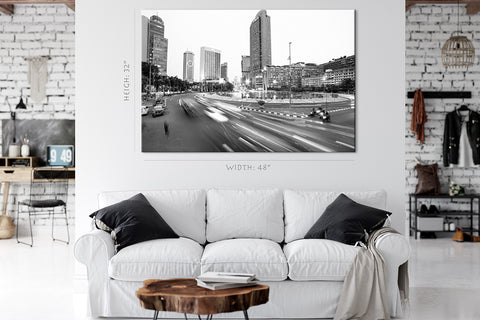 Canvas Print -  Jakarta Cityscape, Indonesia #E0458