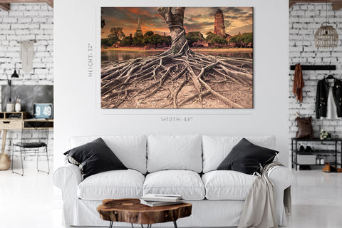 Canvas Print -  Big Root Of Banyan Tree #E0999