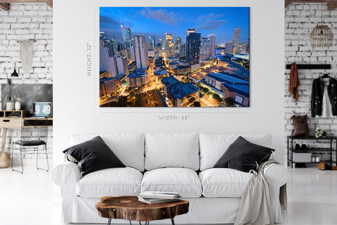 Canvas Print -  Manila Skyline, Philippines #E0424