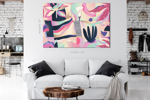 Canvas Print -  Abstract Jungle Plants #E0885
